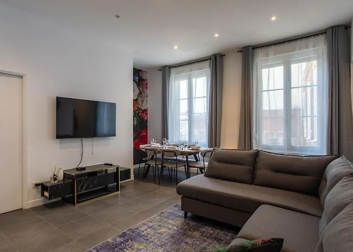 Apartamento Au Salon Des Muses - T3 Confort Au Coeur D'abbeville *