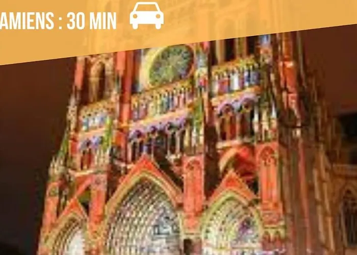 Au Salon Des Muses - T3 Confort Au Coeur D'abbeville Apartment Abbeville